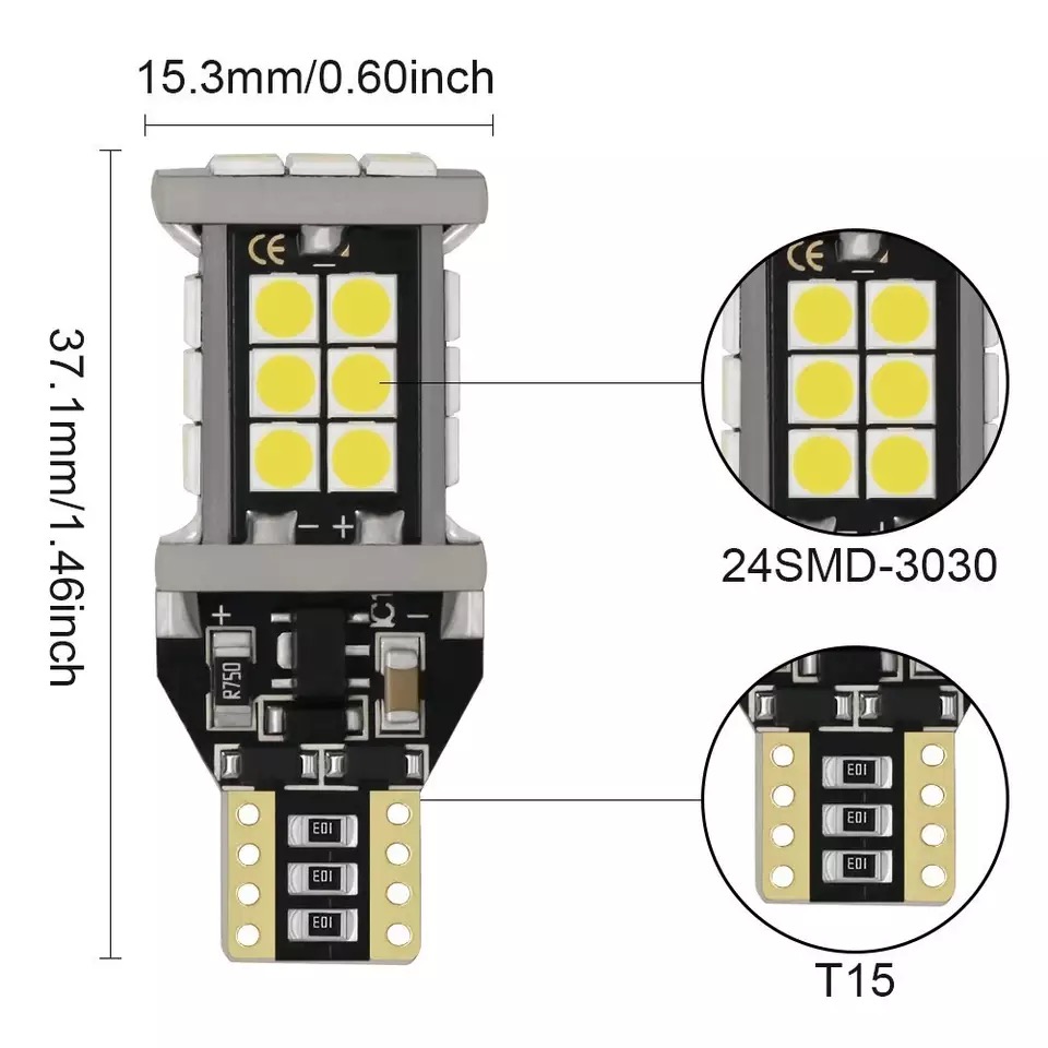 Bec led T15 w16w can-bus