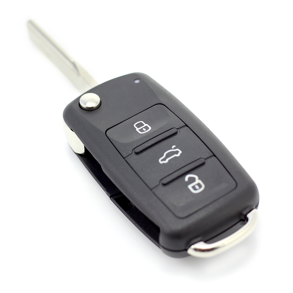 Volkswagen - Carcasa cheie tip briceag cu 3 butoane 2010->+  (MK6)