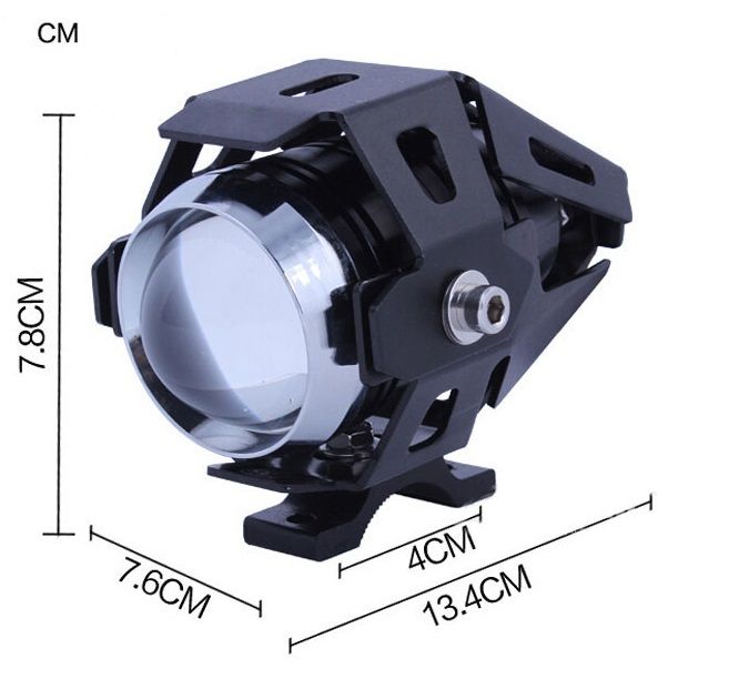 Proiector LED ATV, Moto de 2" cu 2 faze si functie Stroboscop