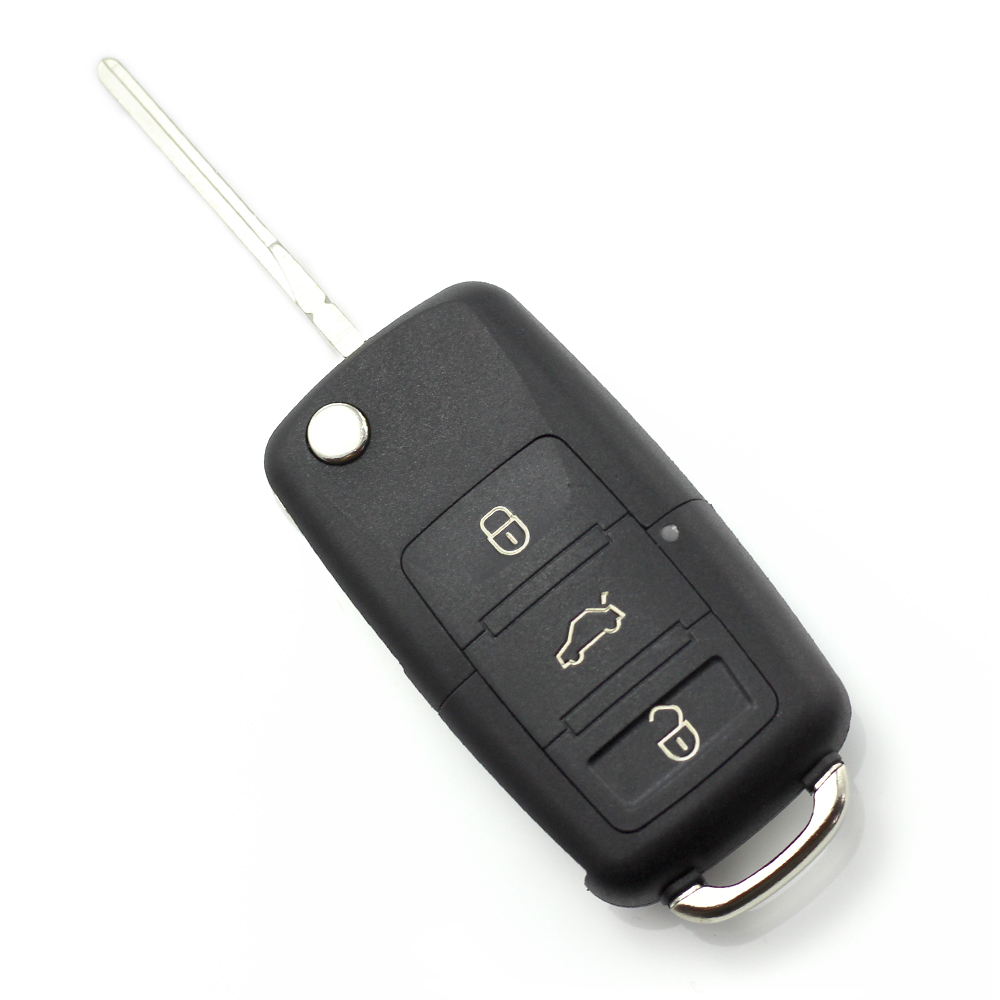 Volkswagen - Carcasa tip cheie briceag cu 3 butoane